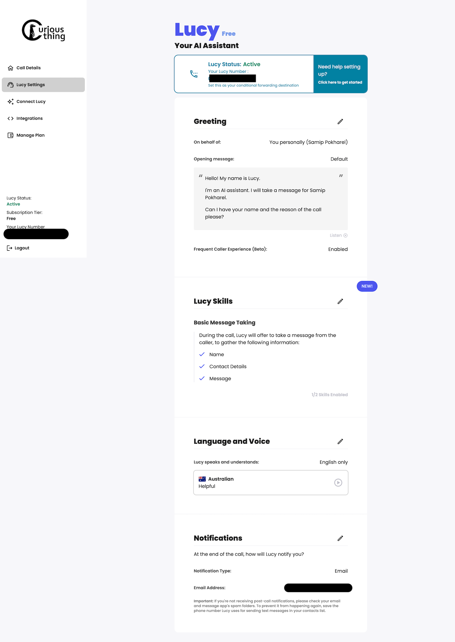 Lucy - Conversational AI